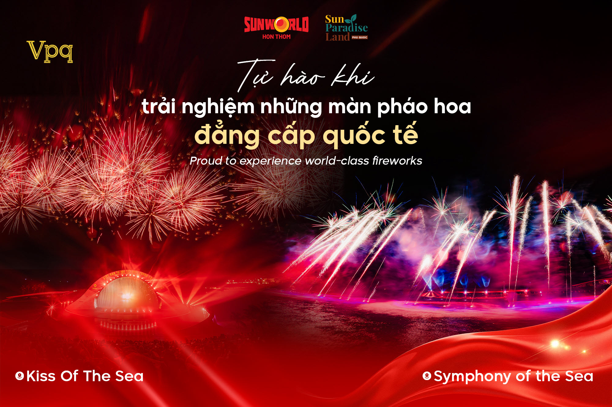 Show diễn pháo hoa hằng đêm luôn thu hút đông đảo du khách đổ về bãi biển Phú Quốc