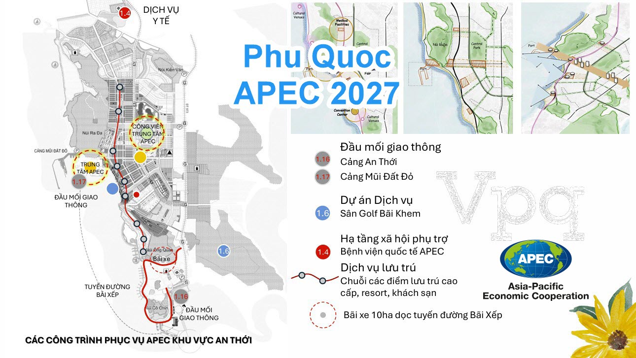 Các nội dung chuẩn bị tổ chức Hội nghị APEC 2027 tại Phú Quốc