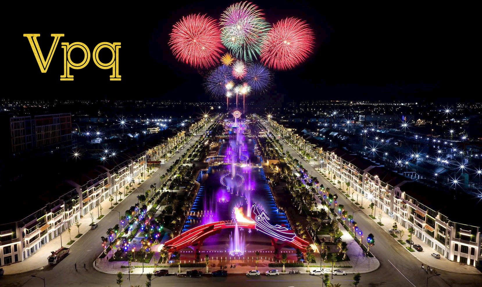 Trục công viên lễ hội Sun Urban City