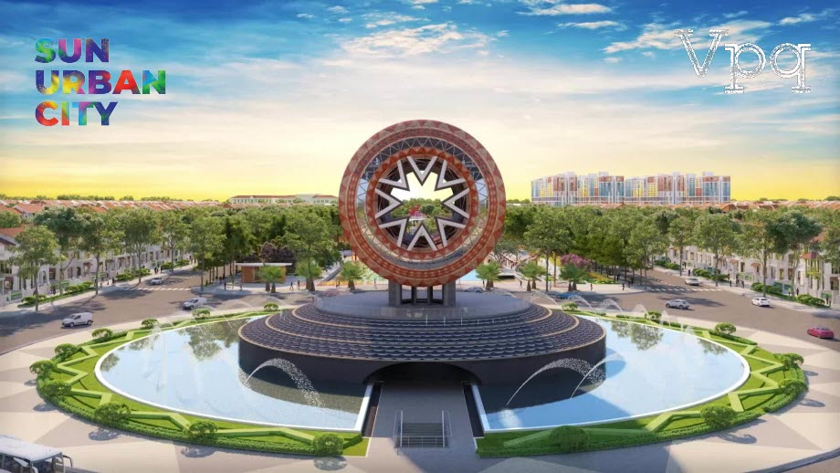 Phối cảnh đài ngắm cảnh bên trong mô hình trống