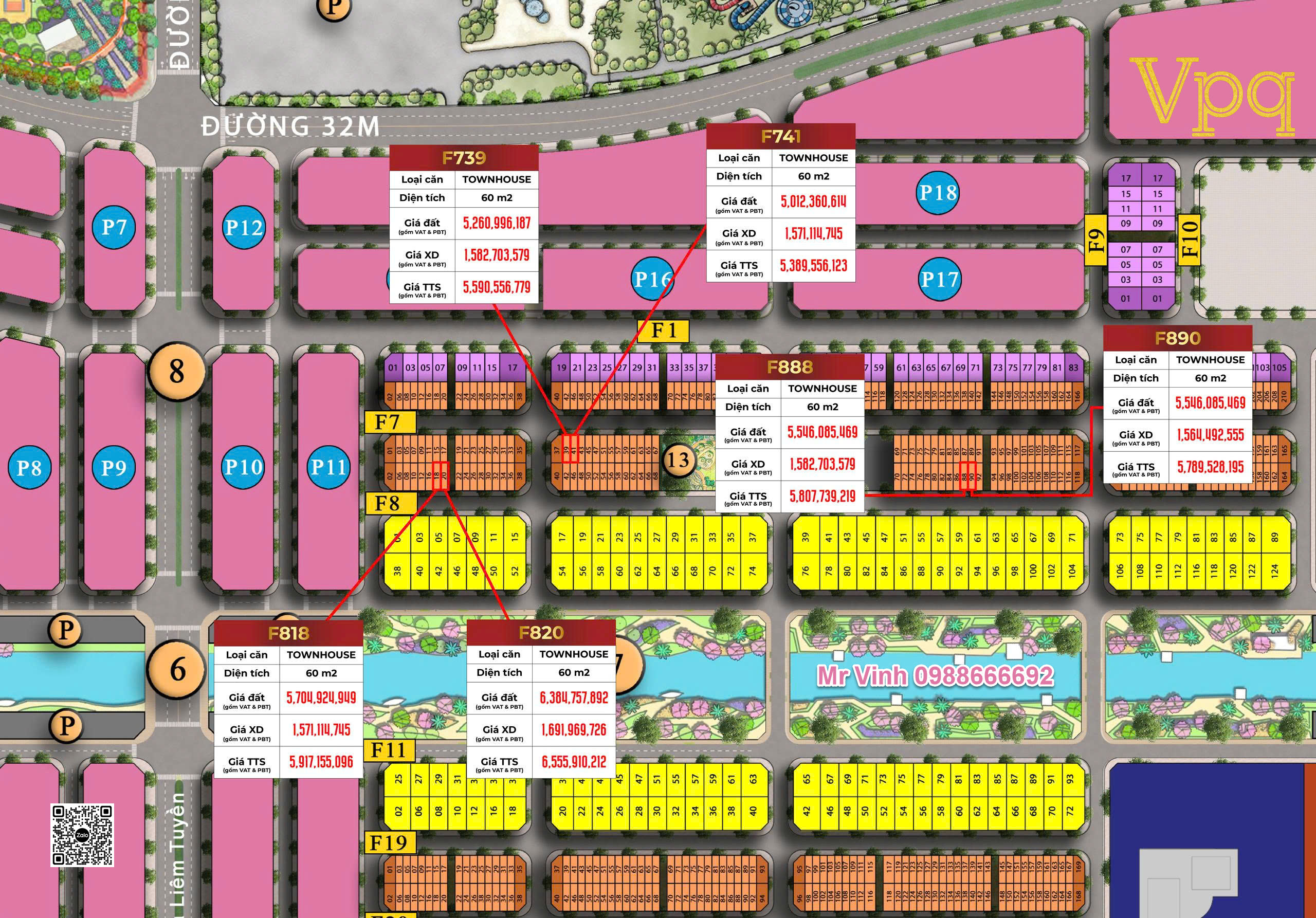 Quỹ hàng liền kề 60m2 Flora Avenue