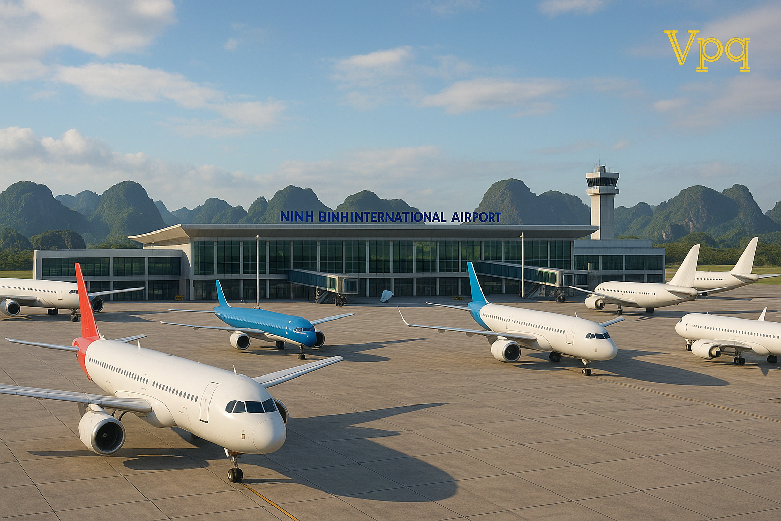 Phối cảnh sân bay quốc tế Ninh Bình