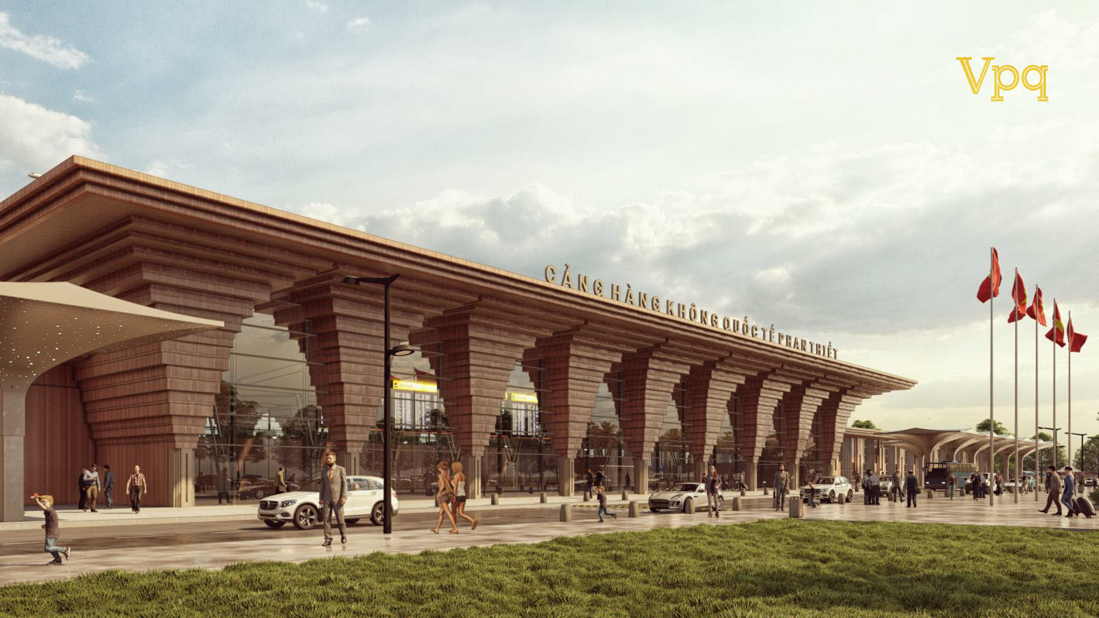 Phối cảnh Cảng h&agrave;ng kh&ocirc;ng d&acirc;n dụng Phan Thiết