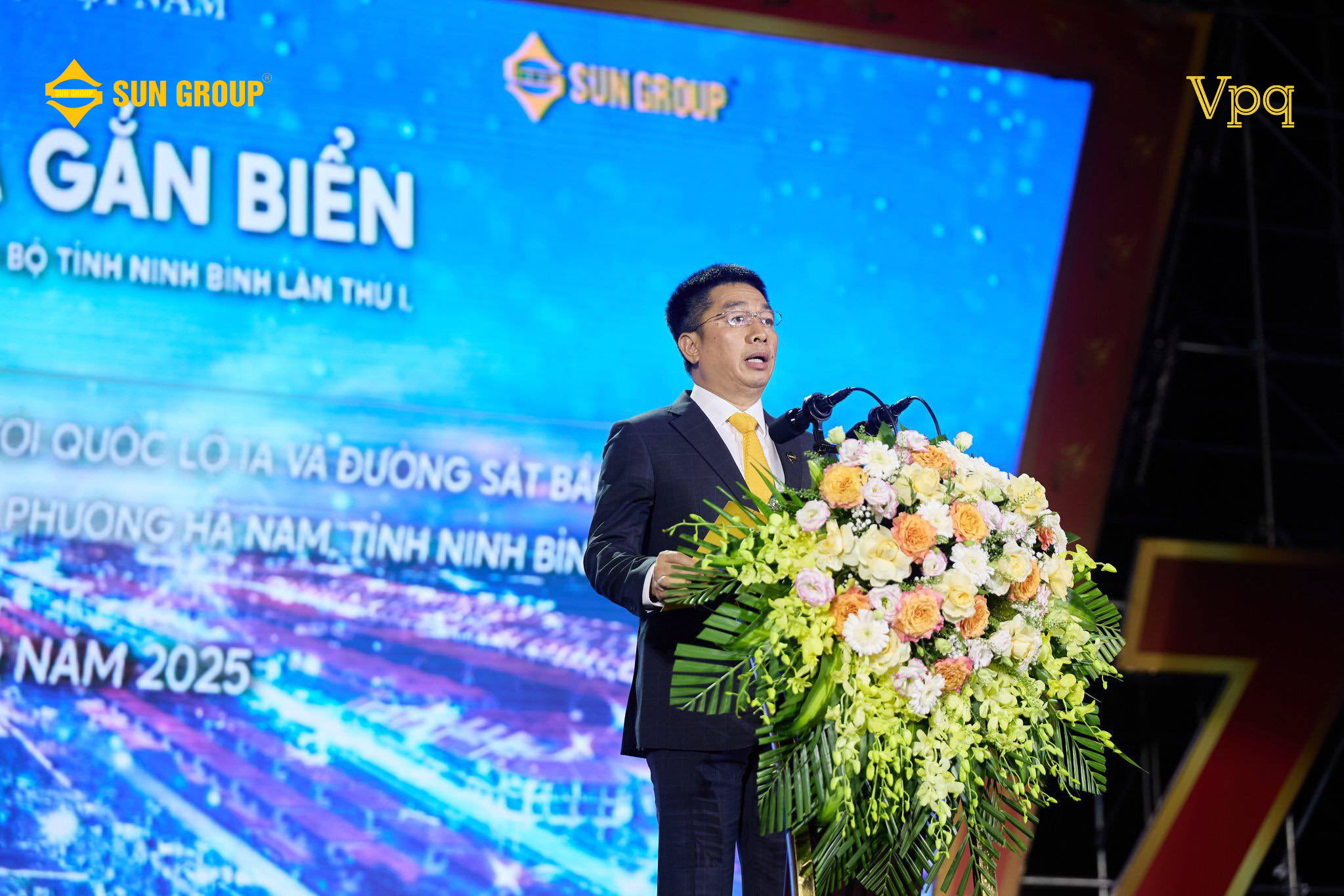 Đại diện Sun Group phát biểu tại lễ khánh thành