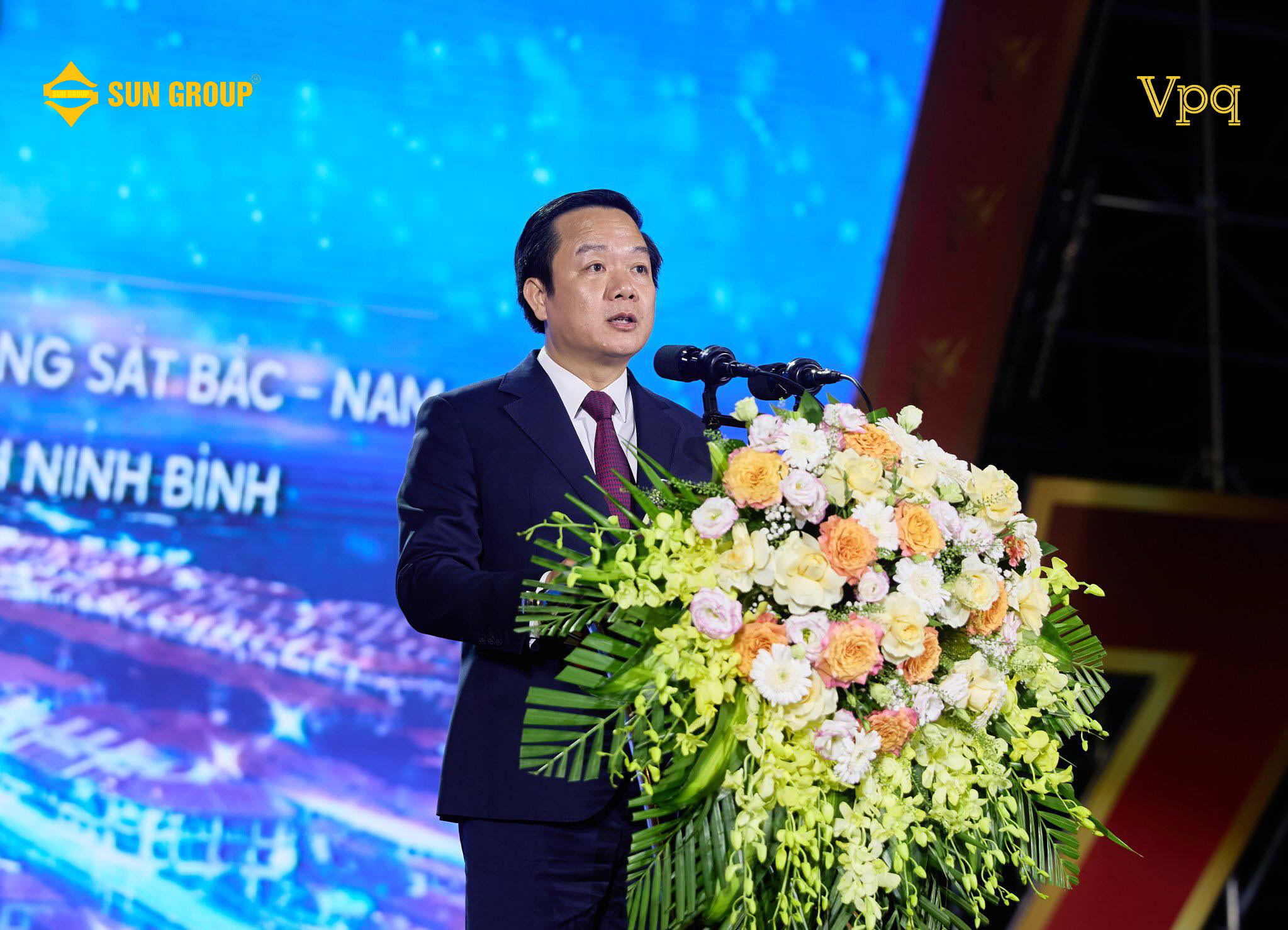ông Phạm Quang Ngọc, Chủ tịch UBND tỉnh Ninh Bình phát biểu tại sự kiện