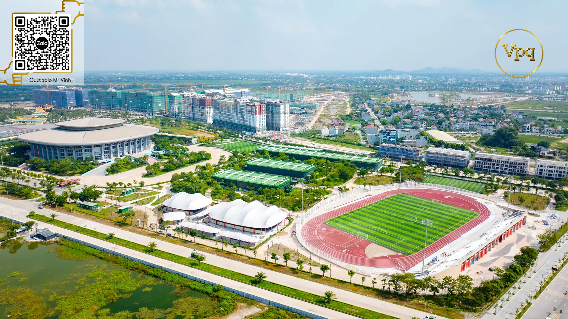 Những tòa chung cư Park Residence được bao bọc bởi 4 đại công viên