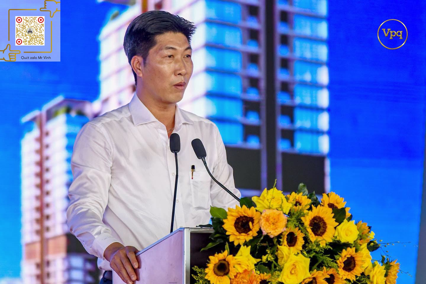 &Ocirc;ng Nguyễn L&ecirc; Quốc To&agrave;n, Ph&oacute; Chủ tịch UBND Đặc khu Ph&uacute; Quốc, ph&aacute;t biểu tại Lễ khởi động