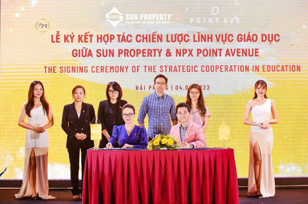 Lễ ký kết hợp tác giữa Sun Property và NPX Point Avenue