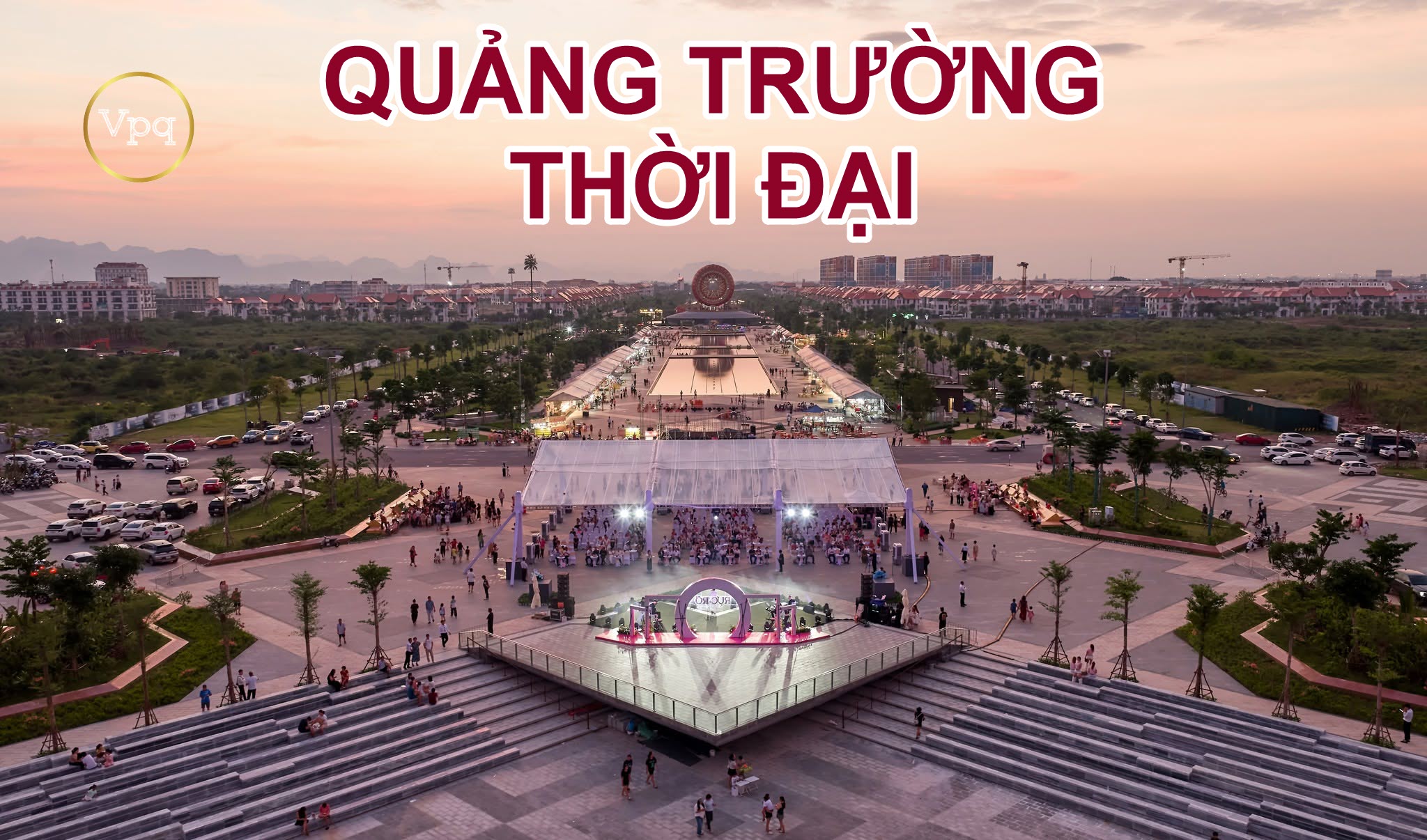 Quảng trường Thời Đại nằm giữa l&ograve;ng đ&ocirc; thị Sun Urban City H&agrave; Nam