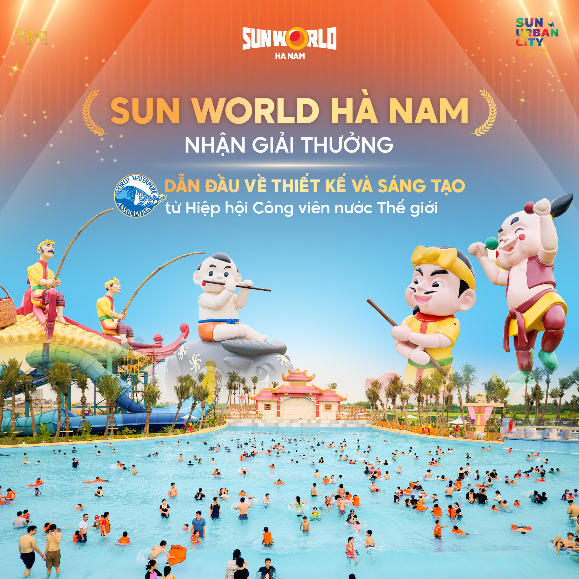 Sun World Ha Nam nhận giải thưởng dẫn đầu về thiết kế và sáng tạo chủ đề