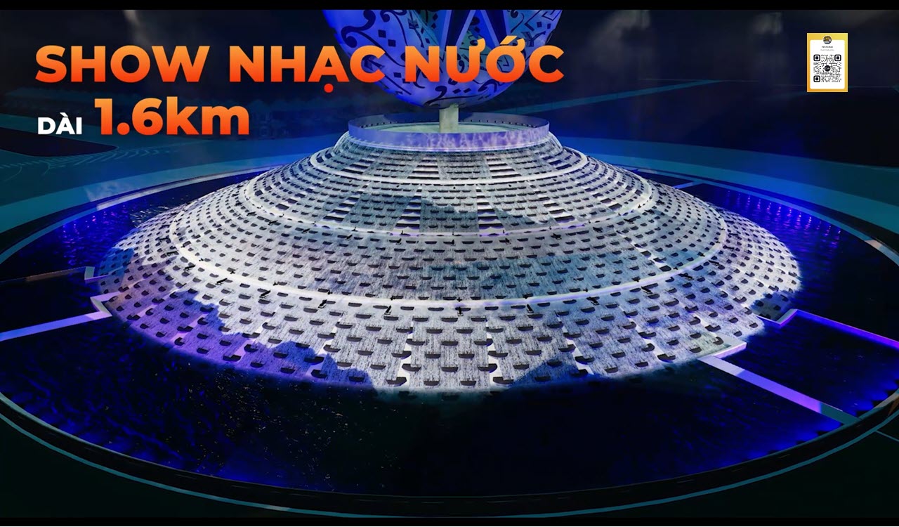 Show nhạc nước đẳng cấp thế giới dài 1,6km