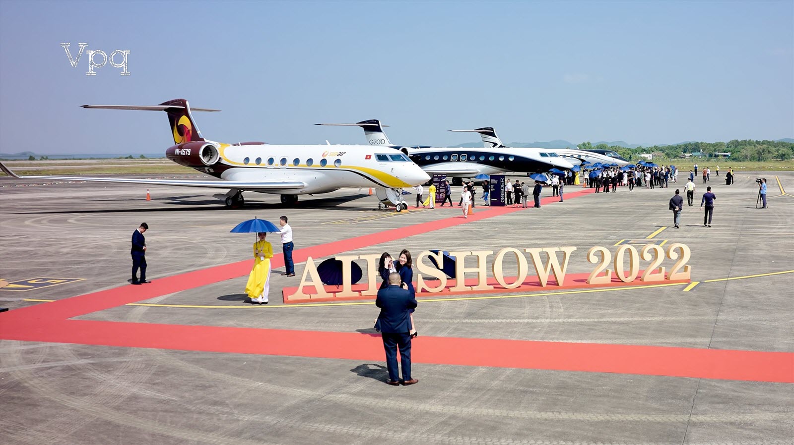 Hình ảnh Air Show 2022 diễn ra tại cảng hàng không quốc tế Vân Đồn