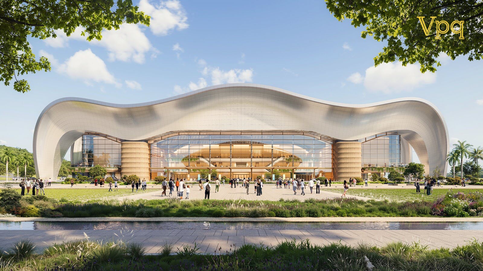 Trung tâm Hội nghị và Triển lãm APEC được chắp bút bởi Skidmore