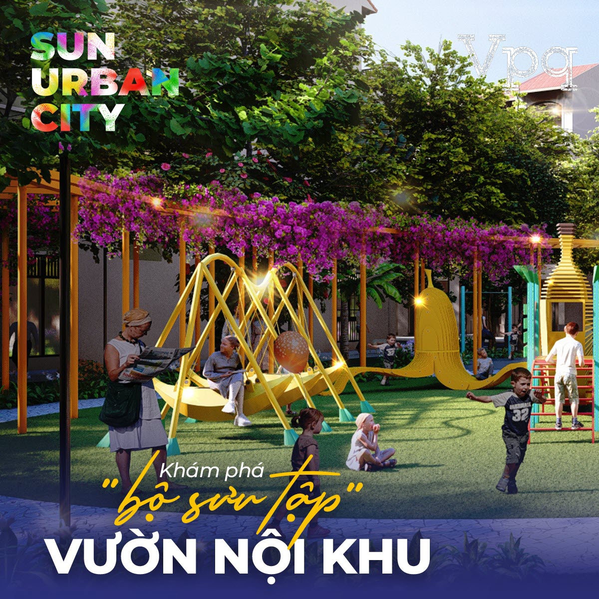 Bộ sưu tập vườn nội khu Sun Urban City Hà Nam chủ đề độc đáo