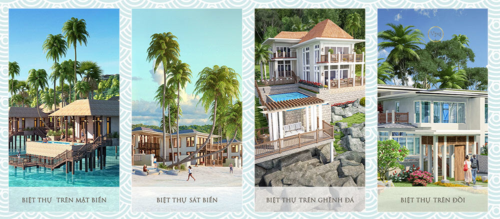 Các loại biệt thự tại Premier Village Phu Quoc Resort