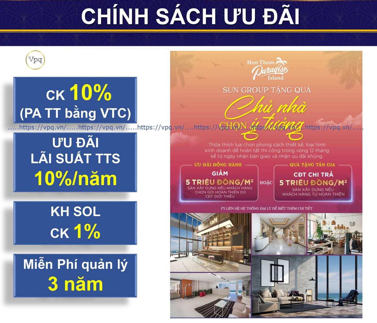 Chính sách bán hàng biệt thự Hòn Thơm - Commercial Villa