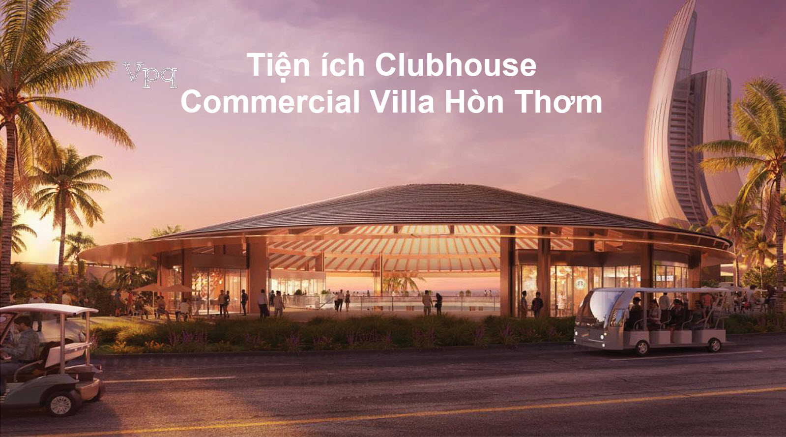 Tiện ích Clubhouse mang kiến trúc hình chiếc nón lá Việt Nam