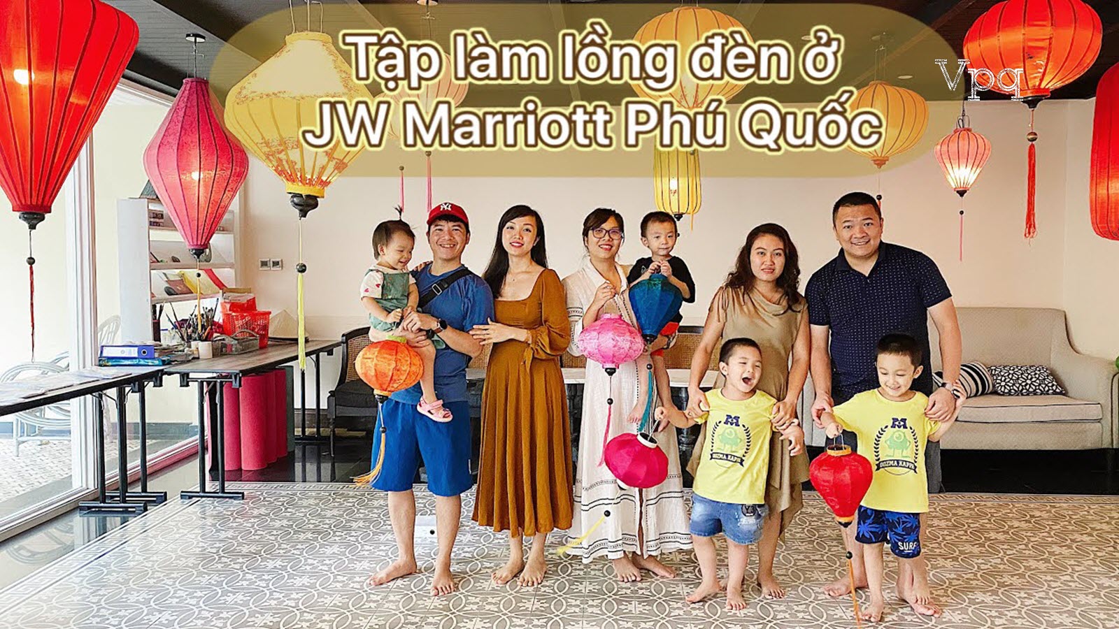 Tập làm đèn lồng tại JW Marriot Phu Quoc Resort