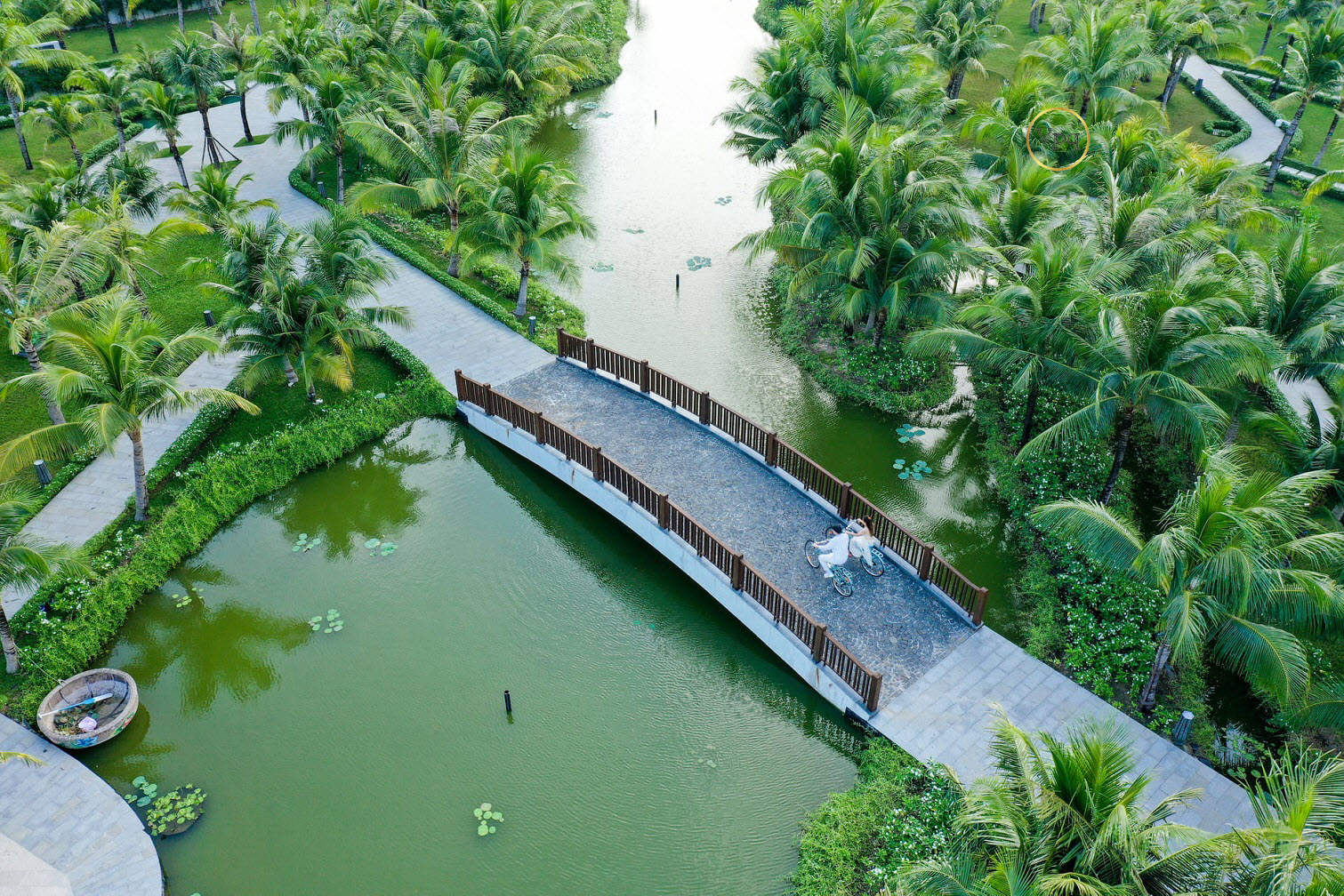 Khu vực hồ cảnh quan tại New World Phu Quoc Resort