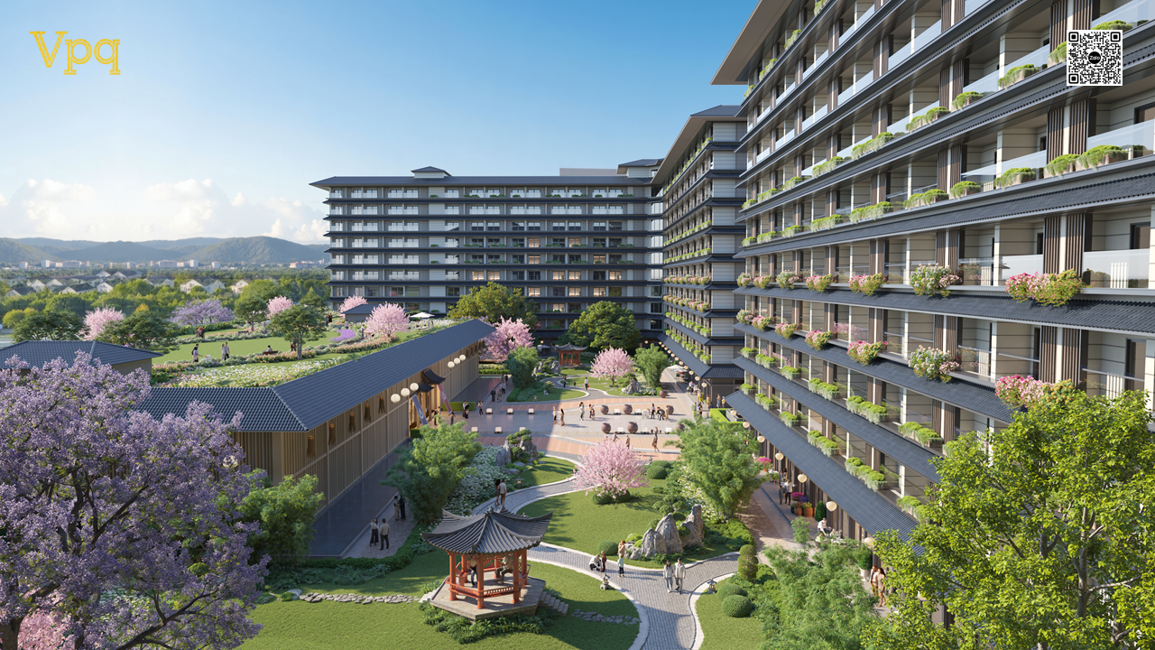 Phối cảnh khu&ocirc;n vi&ecirc;n cảnh quan