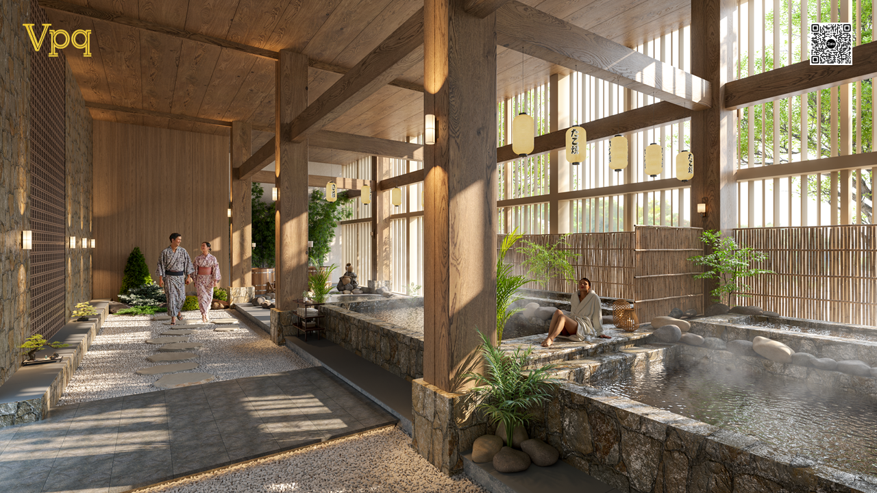 Phối cảnh khu Thủy trị liệu