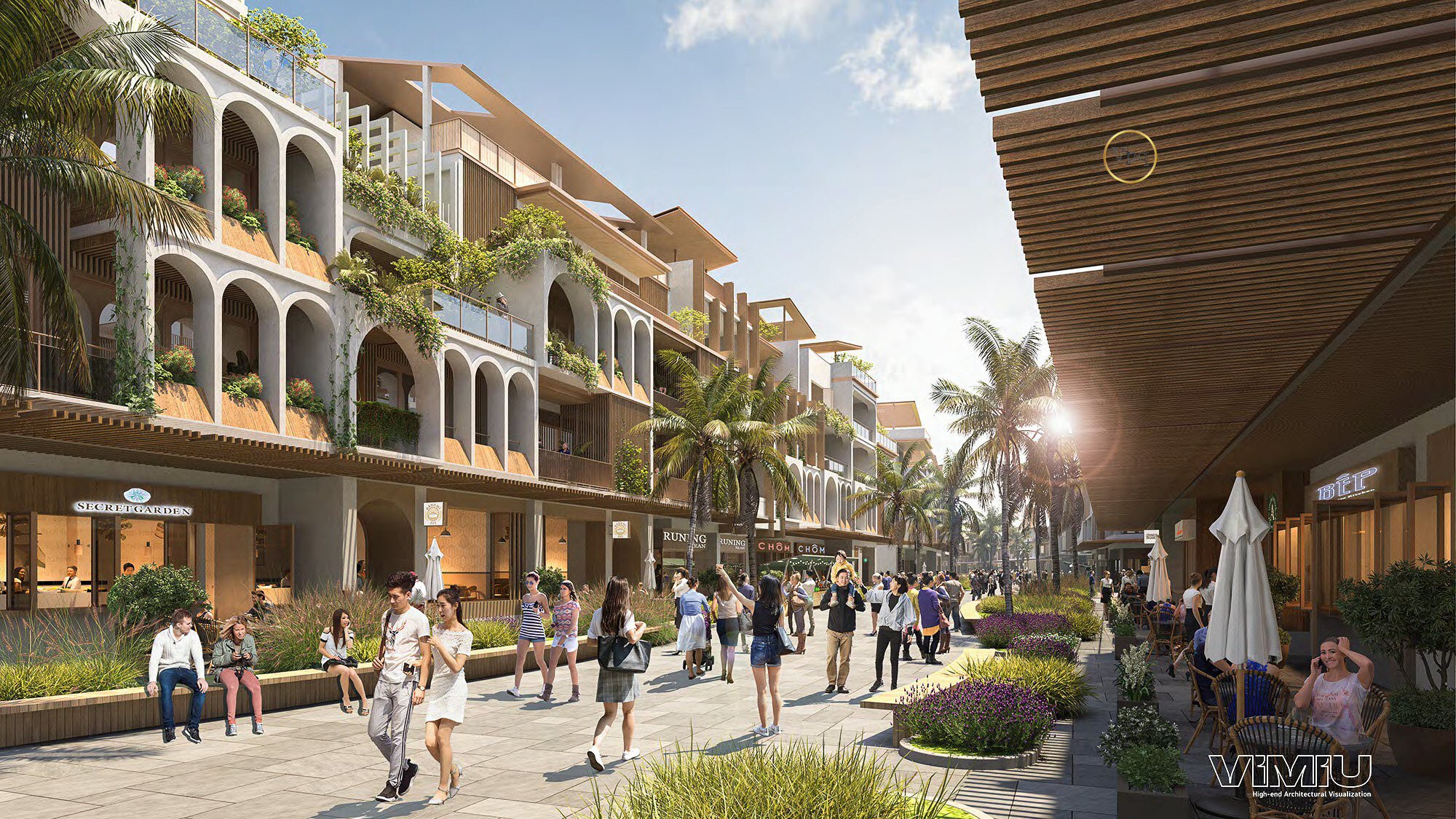 Shophouse Paradise Walk Hòn Thơm | Giá Bán + Chính Sách Ưu Đãi 2022