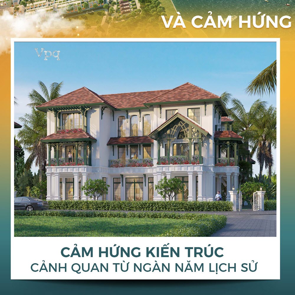 Kiến trúc biệt thự Sun Group Hà Nam 