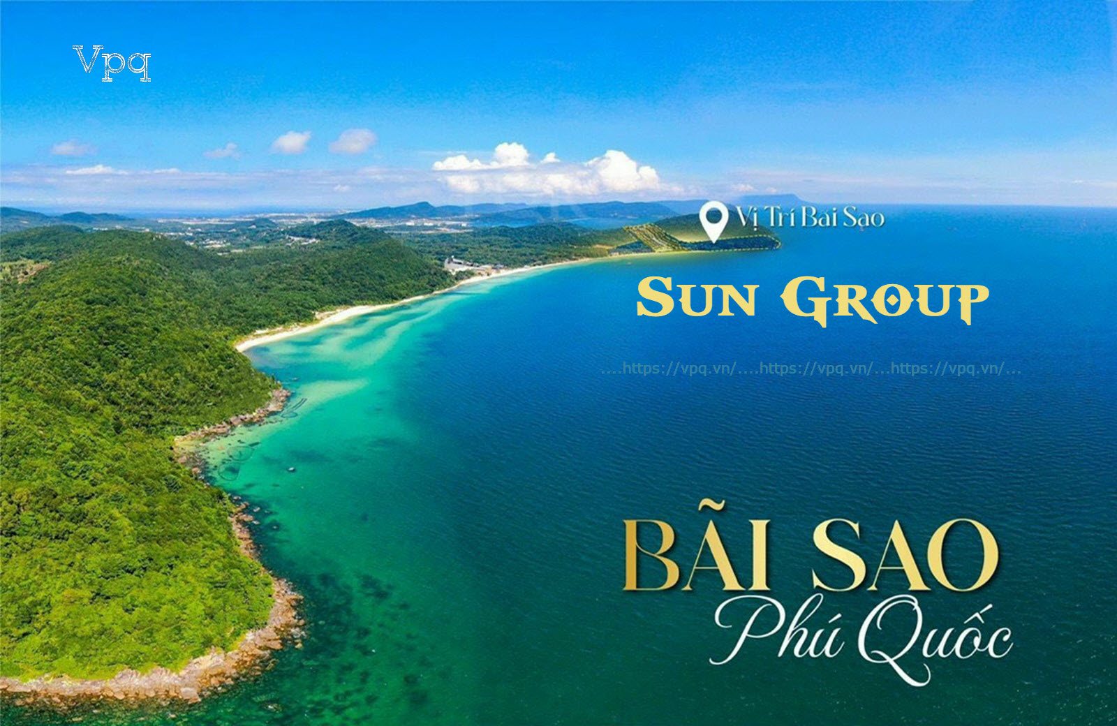 Vị trí dự án Sun Group Bãi Sao Phú Quốc