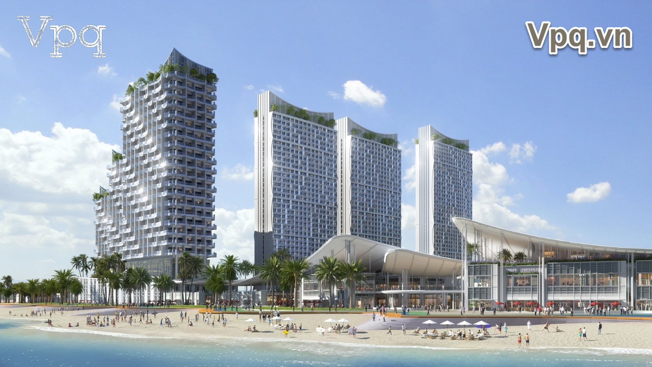 Phối cảnh những tòa căn hộ view biển Blanca City Vũng Tàu