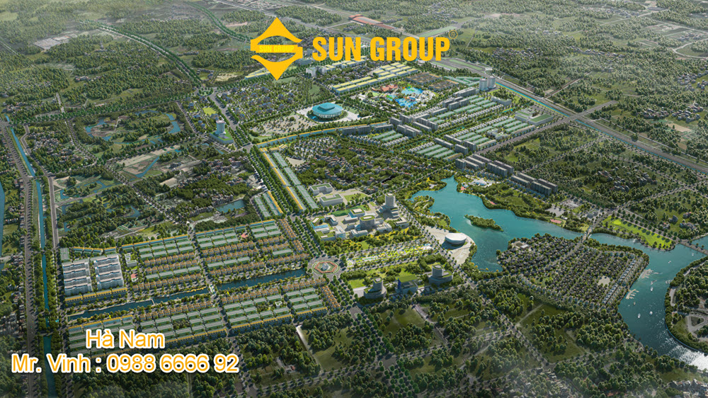 Phối cảnh tổ hợp dự án Sun Group Hà Nam