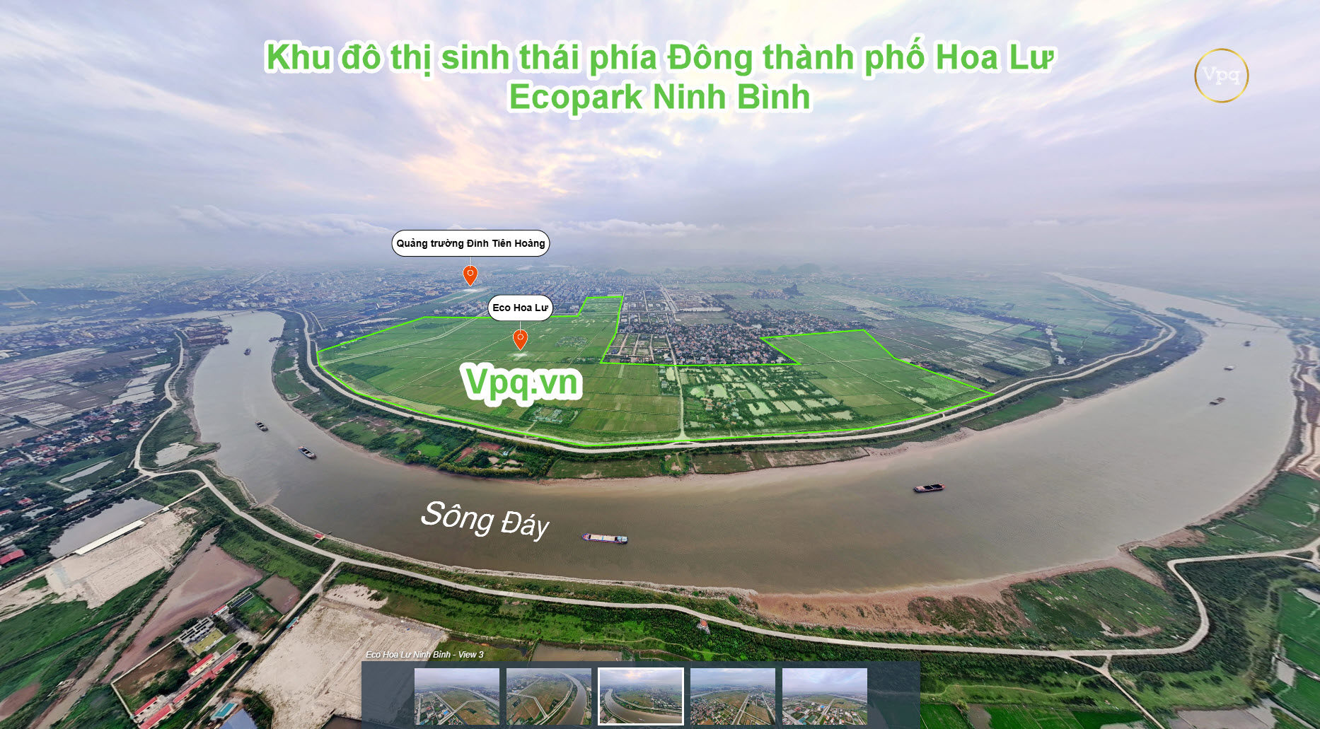 Hình ảnh thực tế vị trí dự án Eco Ninh Bình nhìn từ Sông Đáy (Ảnh 3)