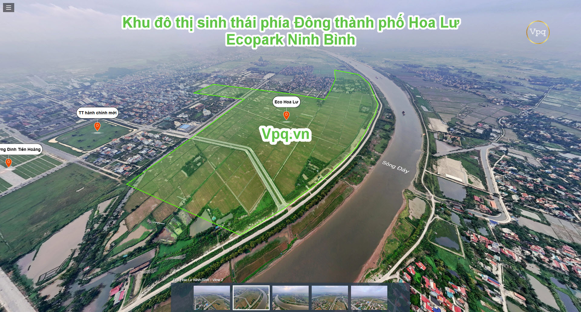 Hình ảnh thực tế vị trí dự án Eco Ninh Bình nhìn từ Sông Đáy (Ảnh 4)
