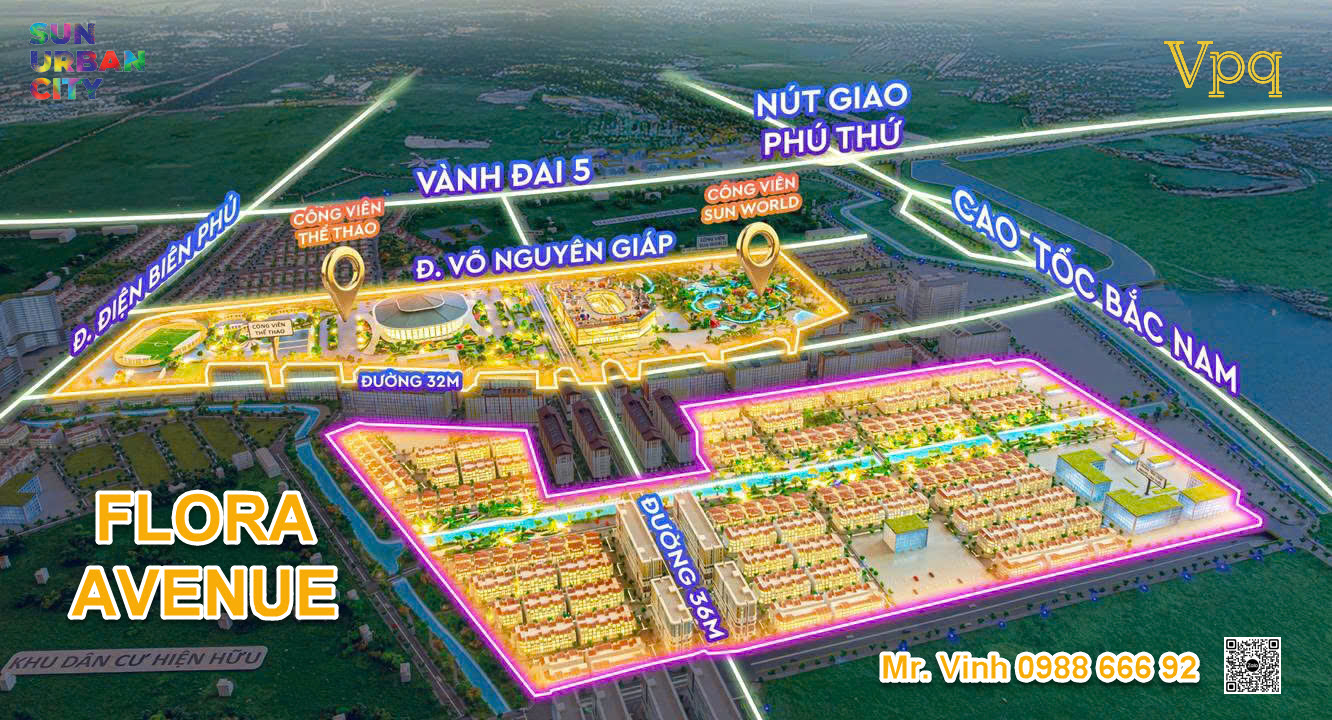 Phân khu Flora Avenue Sun Urban City