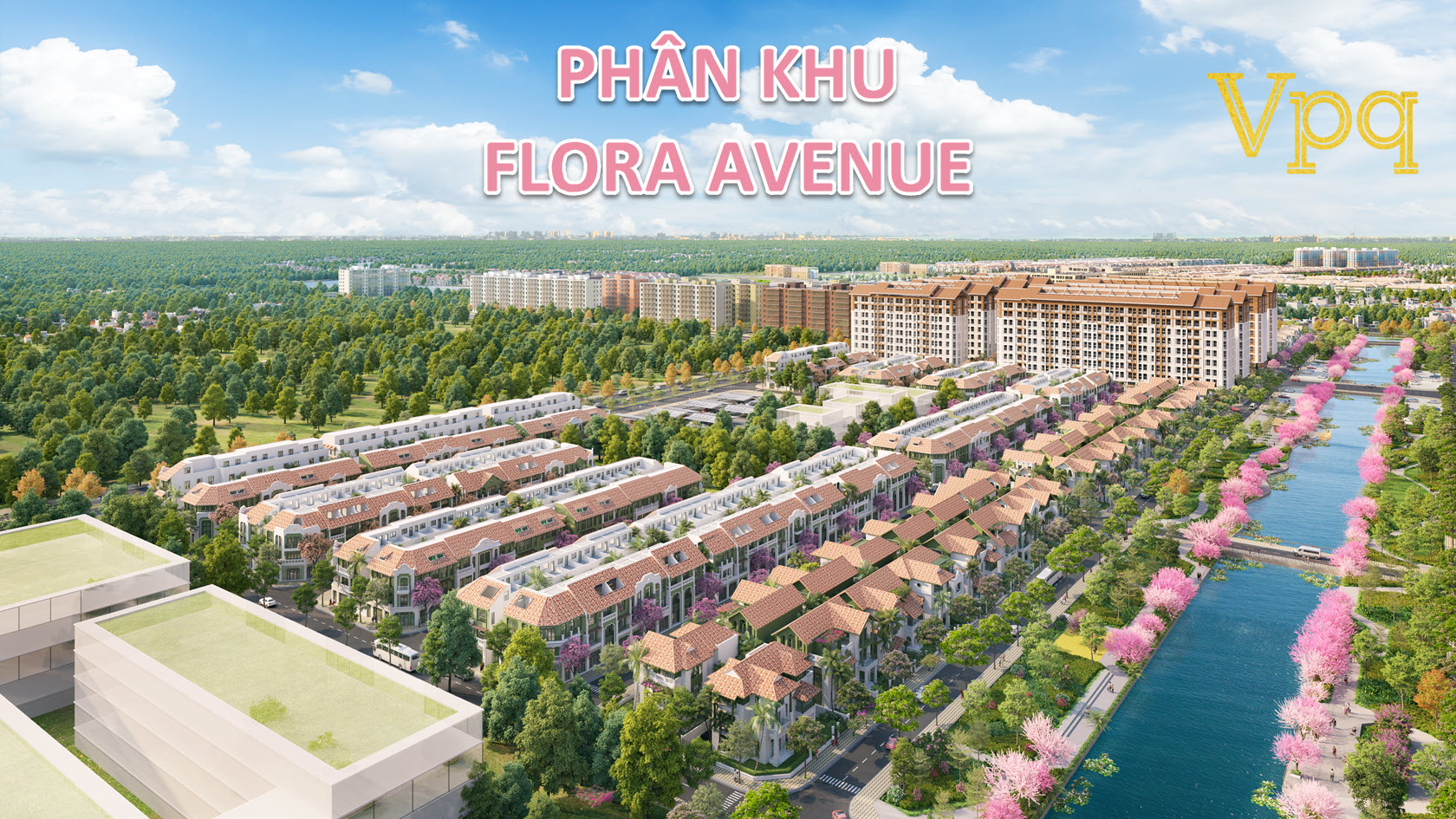 Phối cảnh phân khu Flora Avenue 2 mở bán tháng 11/2025
