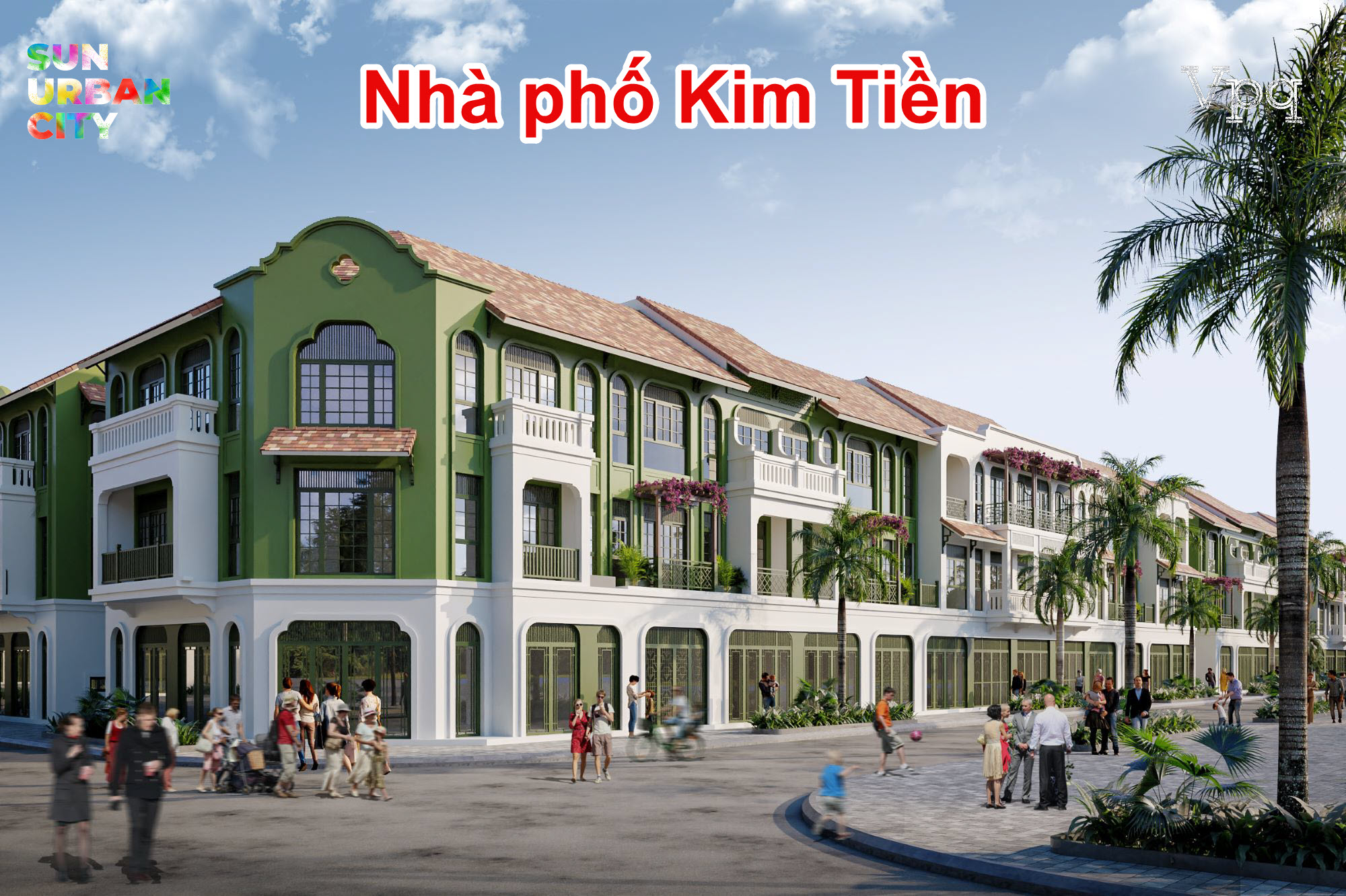 Phối cảnh nhà phố Kim Tiền