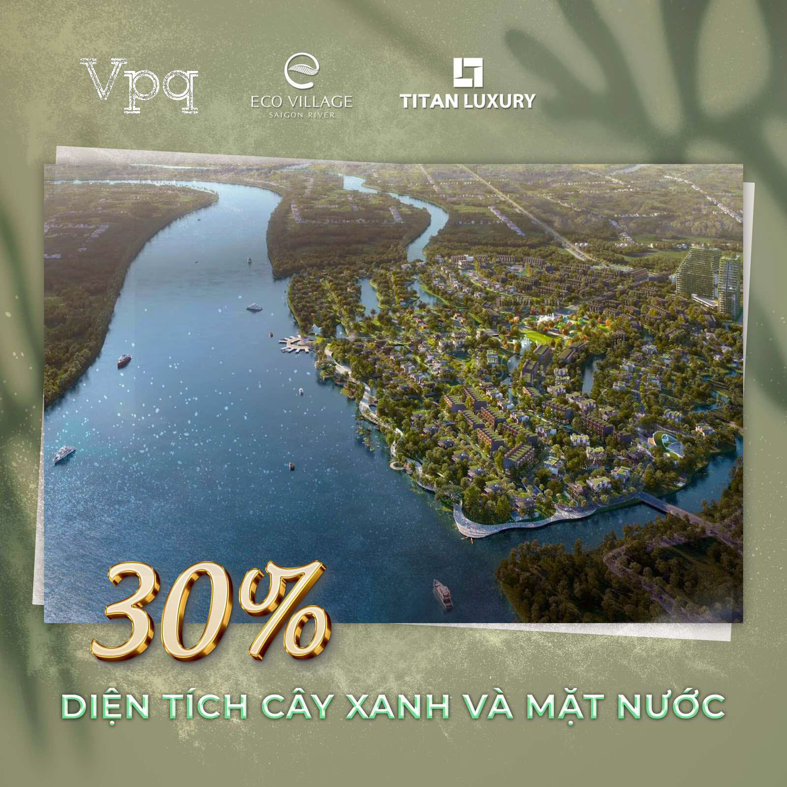 Phối cảnh tổng quan Eco Village Saigon River