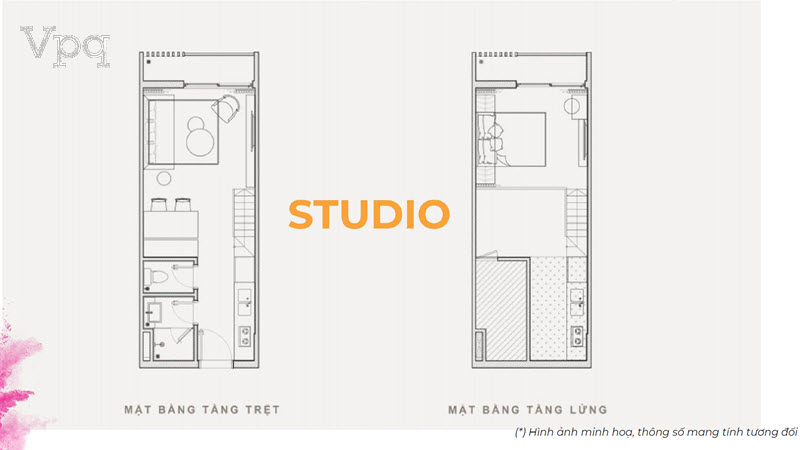 Layout căn hộ Studio