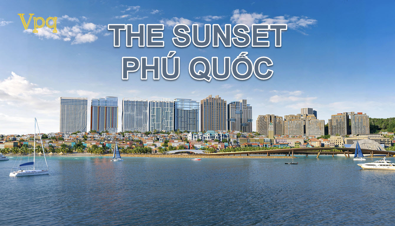 Phối cảnh những tòa căn hộ The Sunset Phú Quốc