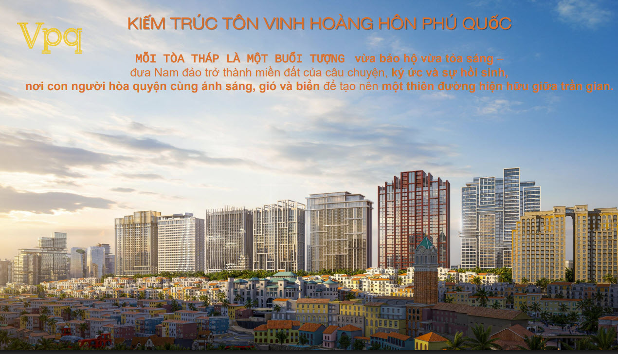 Phối cảnh các tòa tháp The SunSet