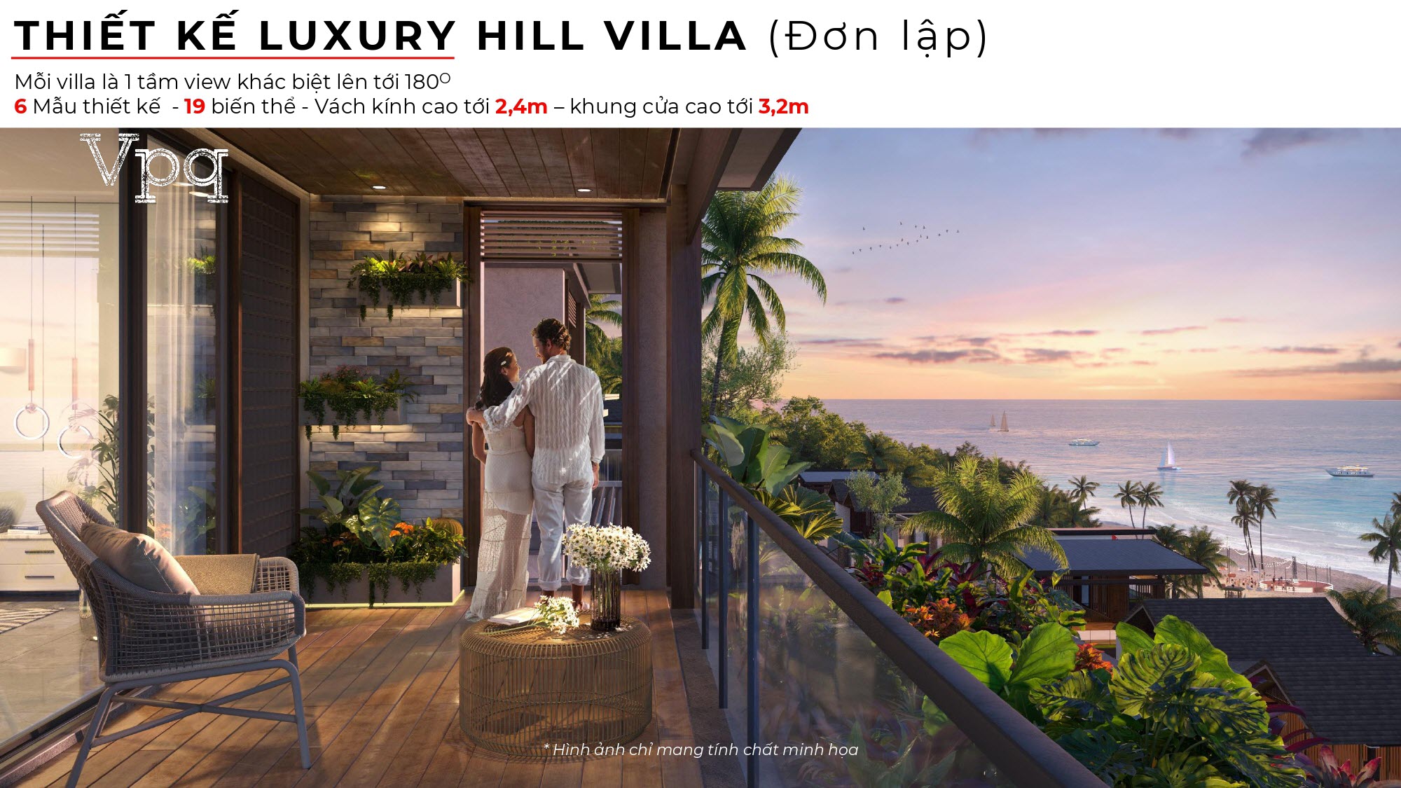Phối cảnh tầm view Luxury Hill Villa