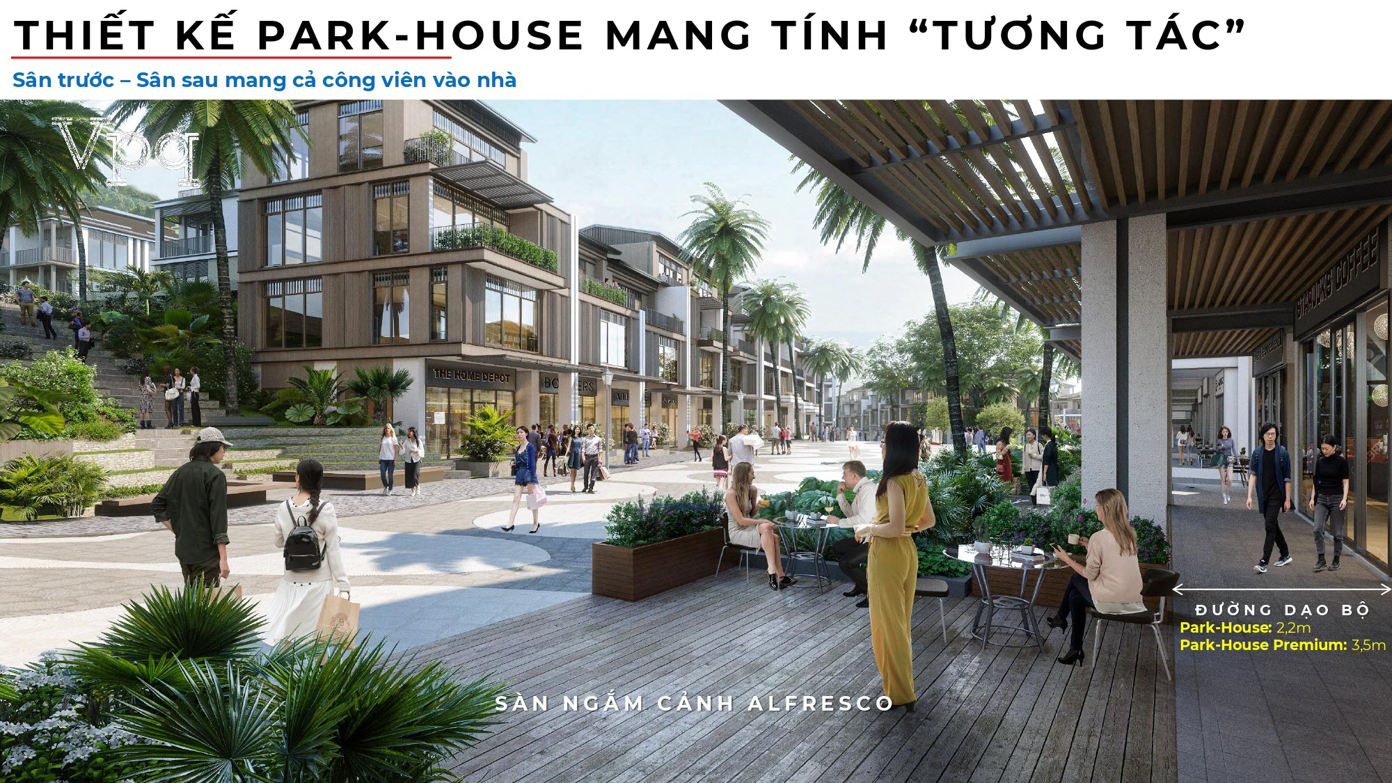 Những căn Park House mang tính tương tác giữa kiến trúc, dịch vụ và con người
