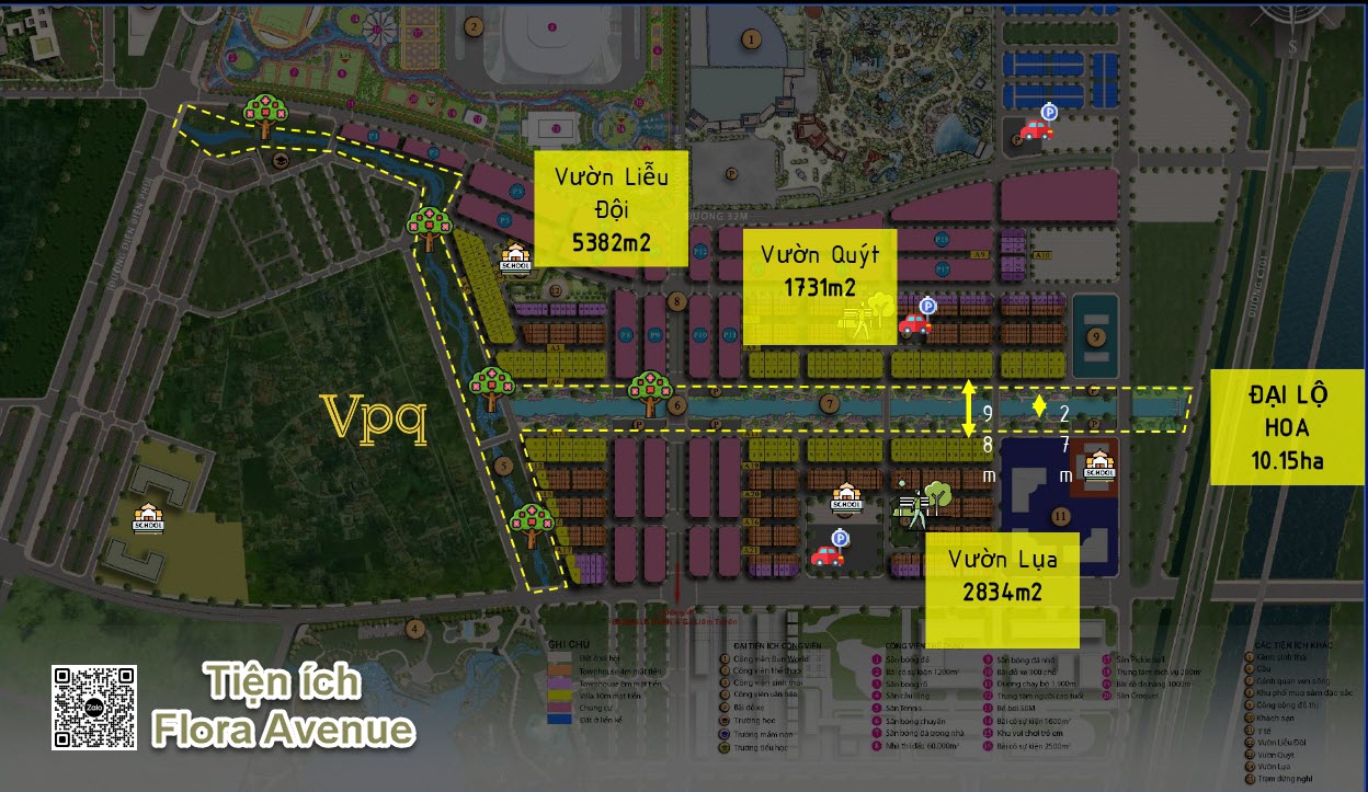 Tiện ích phân khu Flora Avenue