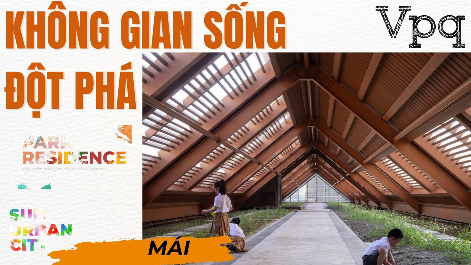 Không gian tầng mái căn hộ Park Residence