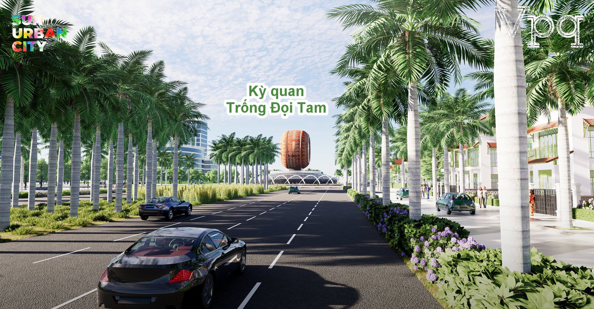 Kỳ quan Trống Đọi Tam là hình ảnh biểu tượng của đô thị