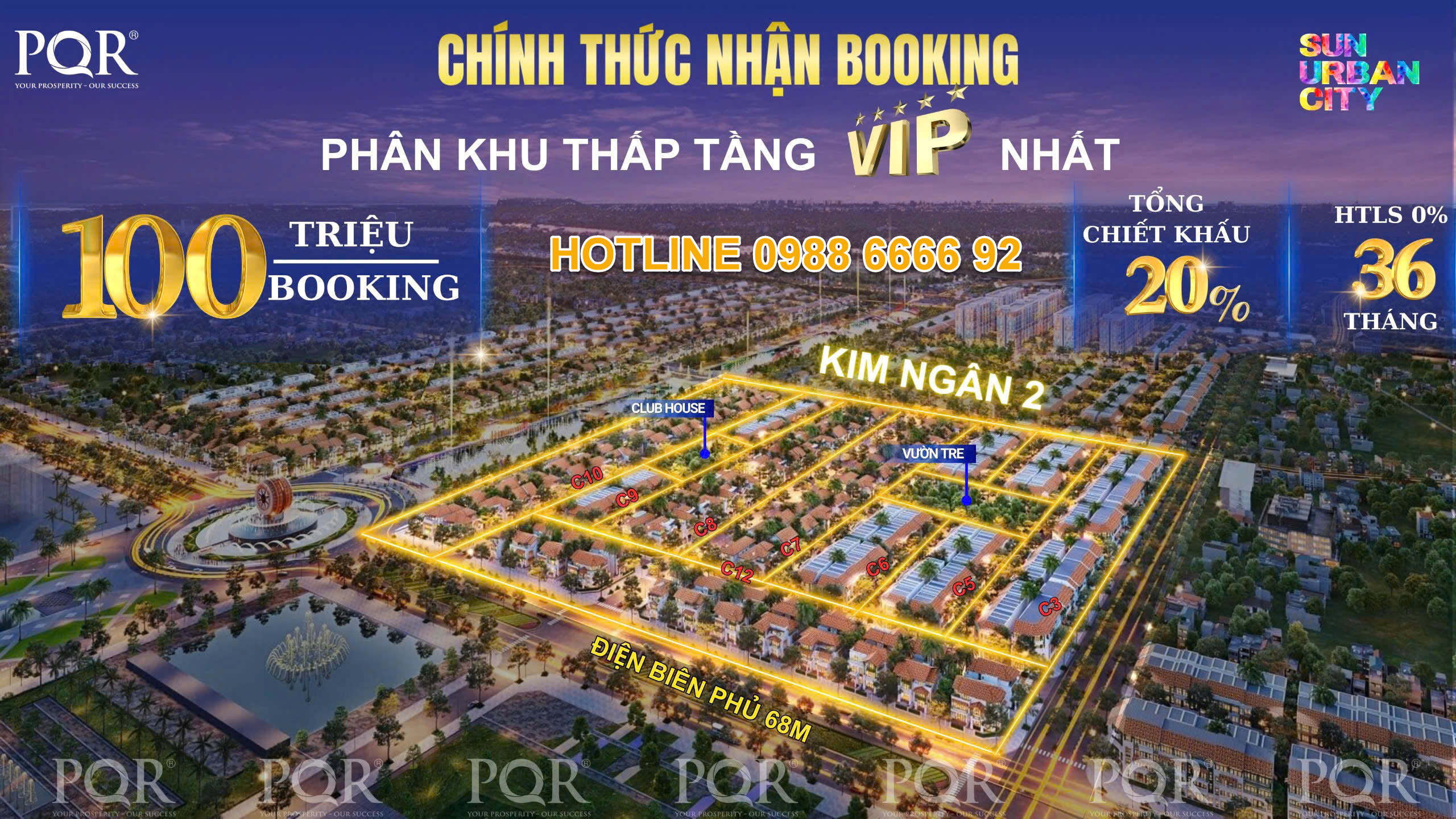 Vị trí vàng của phân khu Kim Ngân 2 Sun Urban City