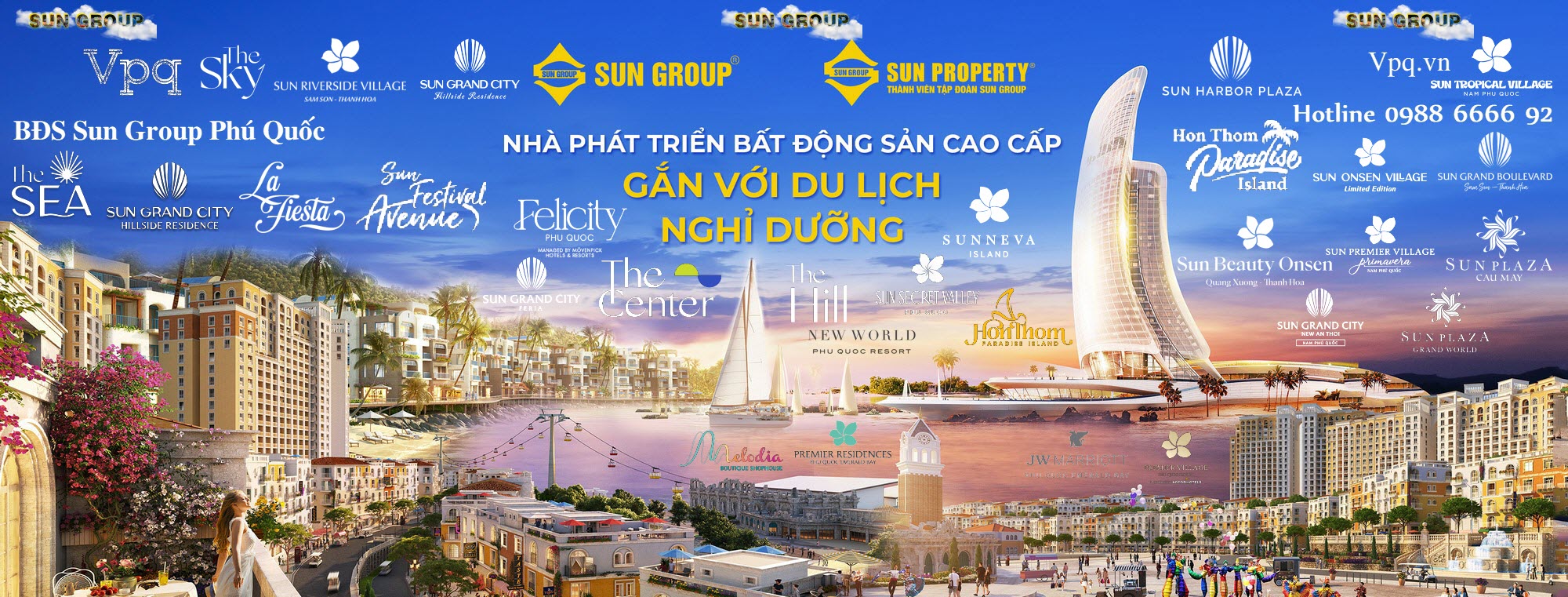 Các thương hiệu nghỉ dưỡng Sun Group tại Phú Quốc