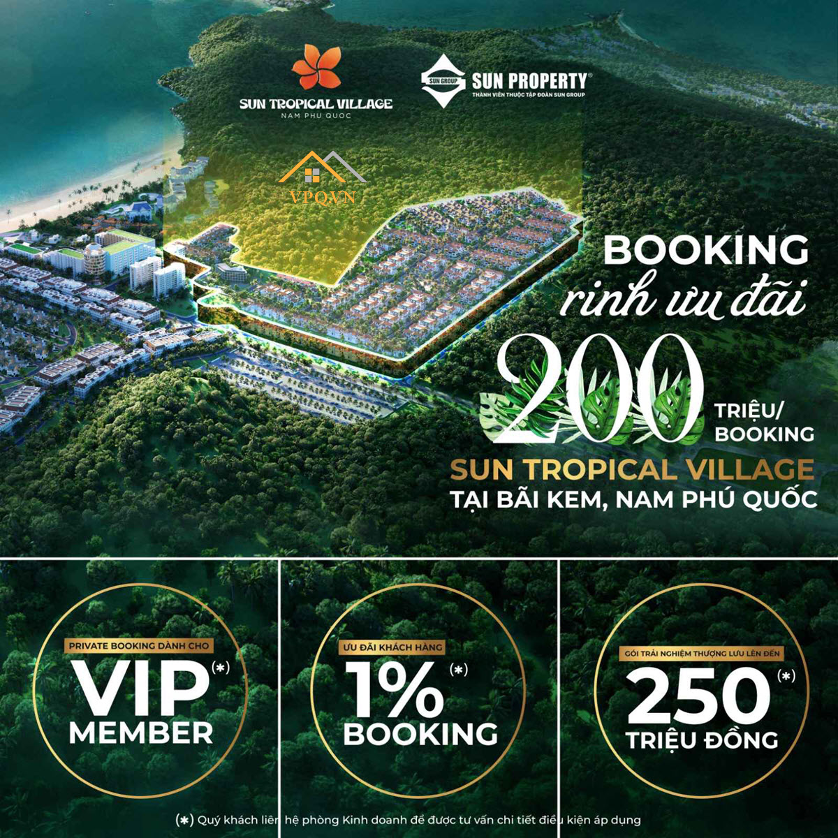 Ưu đãi khủng dành cho khách hàng đặt booking Sun Tropical tháng 9/2021