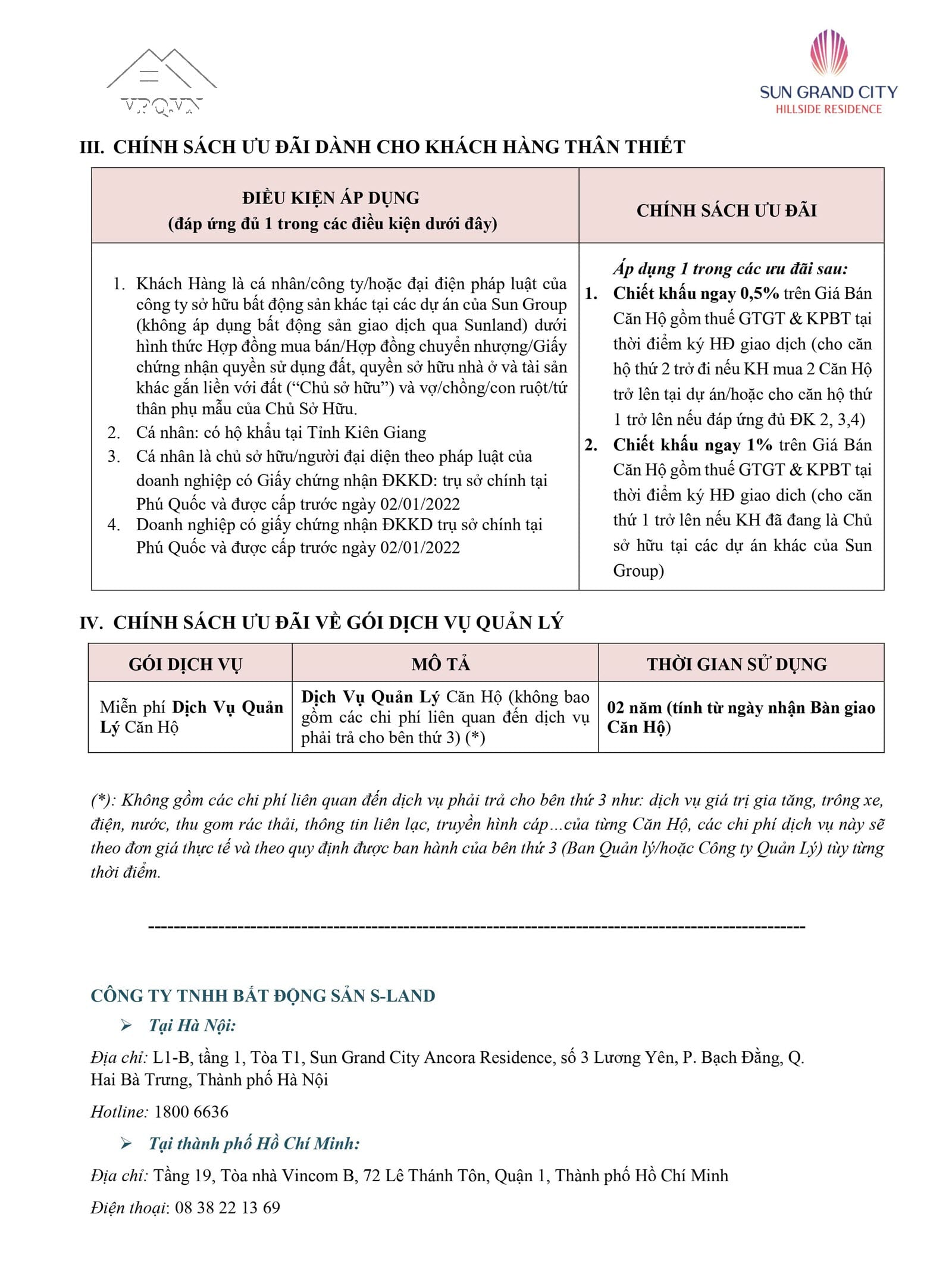 Chính sách bán hàng căn hộ Hillside Phú Quốc - Trang 3