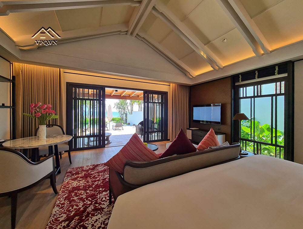Nội thất phòng ngủ Master biệt thự Park Hyatt Phu Quoc Residences