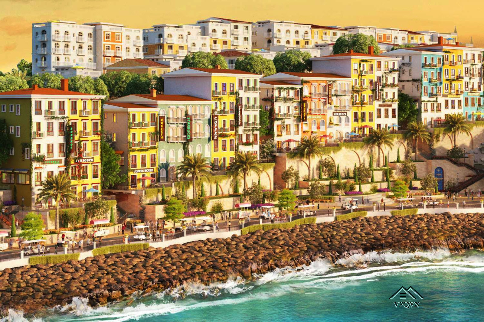 Kiến trúc Địa Trung Hải trọn chất sống Ý - Sun Premier Village Primavera